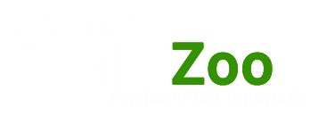 logo danmarks fugle zoo white